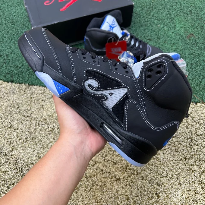 OG Pure Original Awake NY x Air Jordan 5 Black Blue DV4982-004