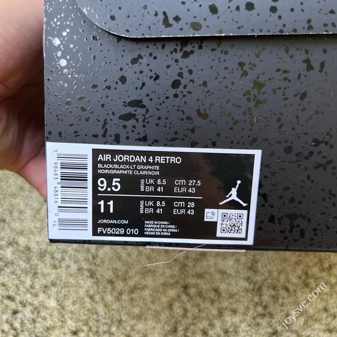 OG Pure Original AJ4 Black Cat 2025 FV5029-010