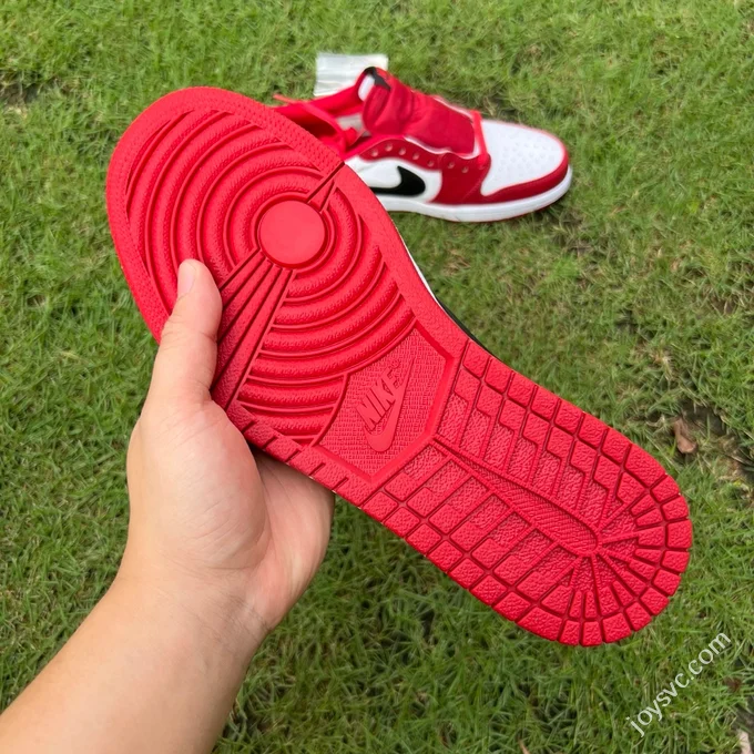 Pure Original AJ1 Travis Scott Low Top White Black Red DM7866-101