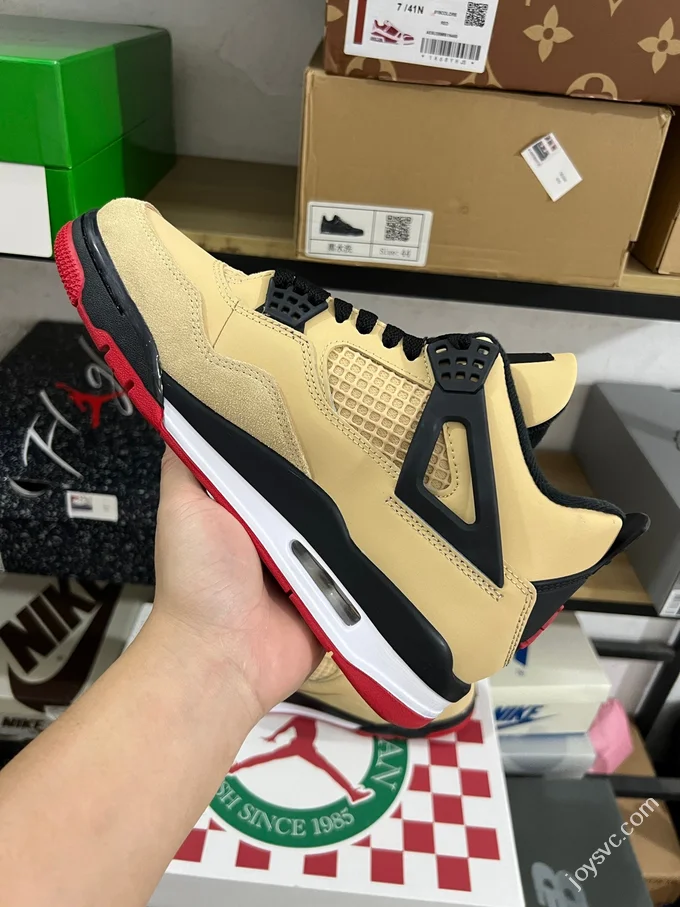 AJ4 Beige Yellow Black Red UNI BG IH2094-200