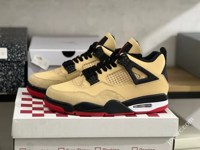 AJ4 Beige Yellow Black Red UNI BG IH2094-200