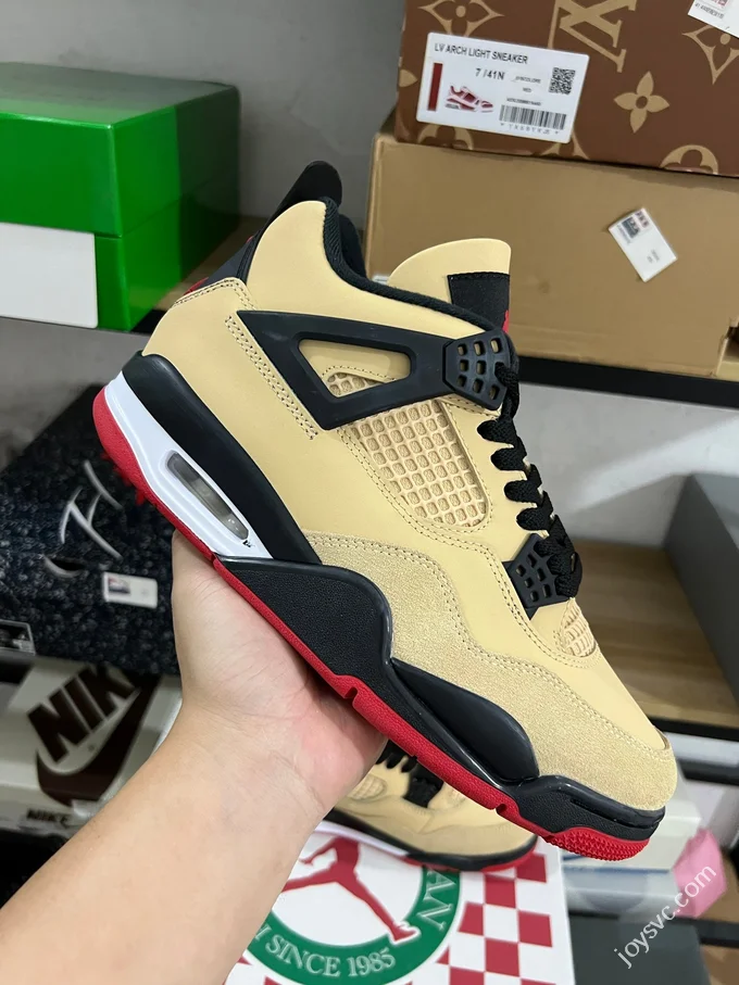AJ4 Beige Yellow Black Red UNI BG IH2094-200