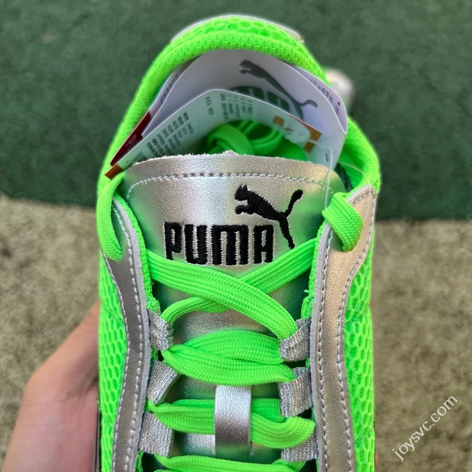 S2 Pure Original Puma H-Street Mesh Fluorescent Green Trainer Shoes 403692-01