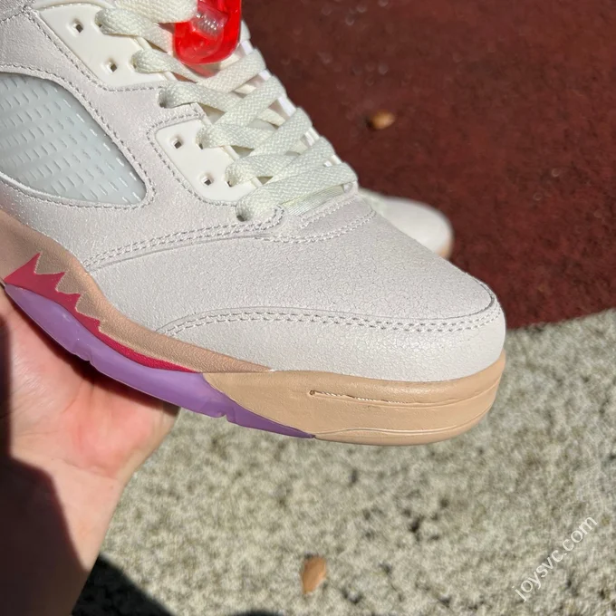 AJ5 Low Top Beige Brown Purple Red (GS) HJ5994-106