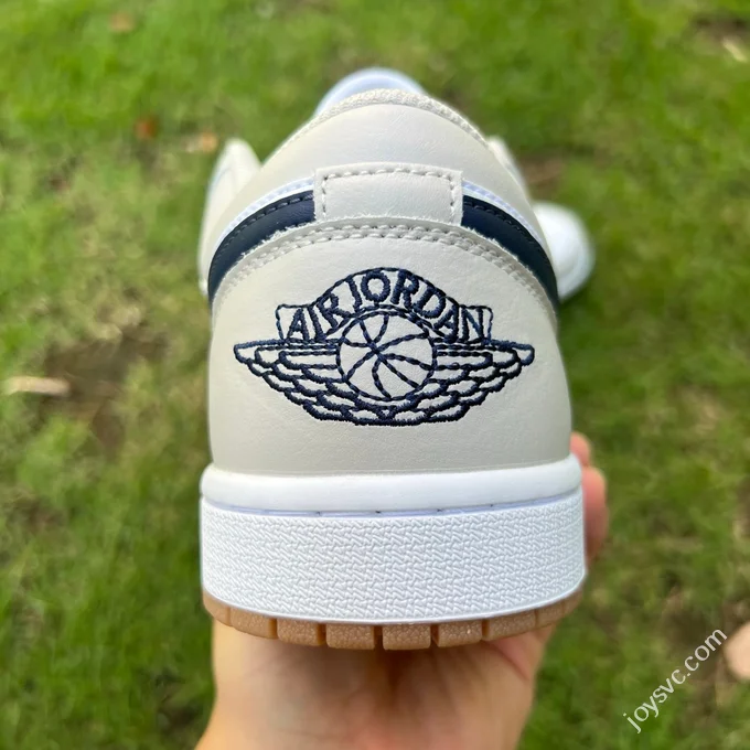 Y Pure Original AJ1 Low White Grey Blue 553558-146