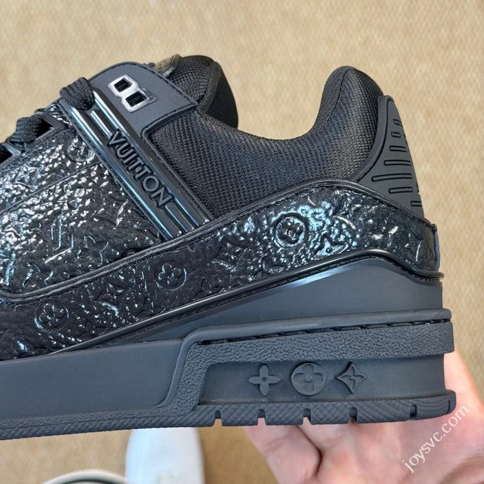 LV Black Samurai Patent Leather Meteor LOUIS VUITTON Trainer