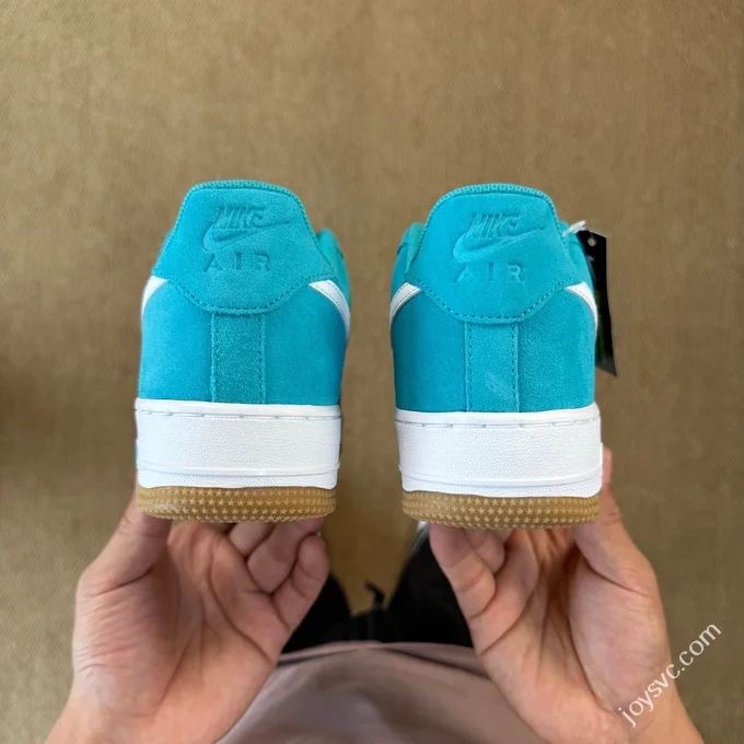 3A Pure Original Air Force 1 AF1 White Blue Tail Sneakers IB7167-10