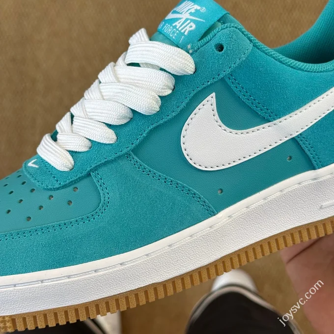 3A Pure Original Air Force 1 AF1 White Blue Tail Sneakers IB7167-10