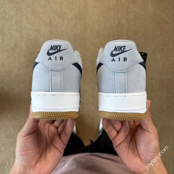 3A Pure Original Air Force 1 AF1 Suede Grey Blue Sneakers IB6388-003