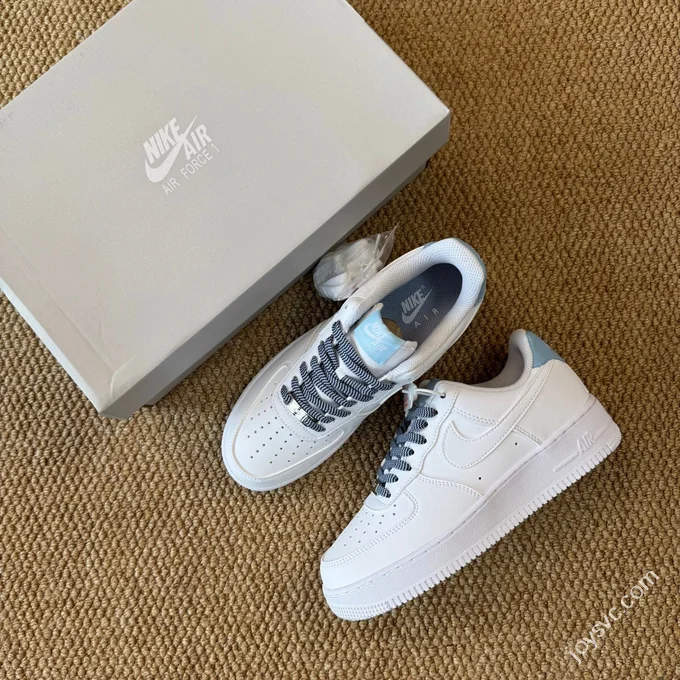 3A Pure Original Air Force 1 AF1 Suede Blue White Tiffany Blue IB6388-301