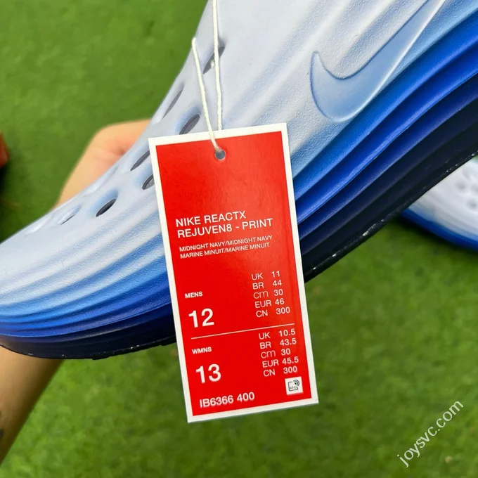 LW Pure Original Nike ReactX Rejuven8 Grey Blue Clogs IB6366-400