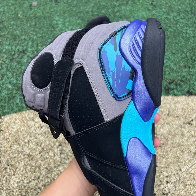 Pure Original AJ8 Black Purple 