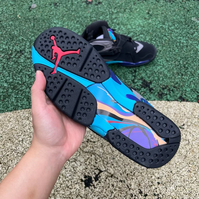 Pure Original AJ8 Black Purple 