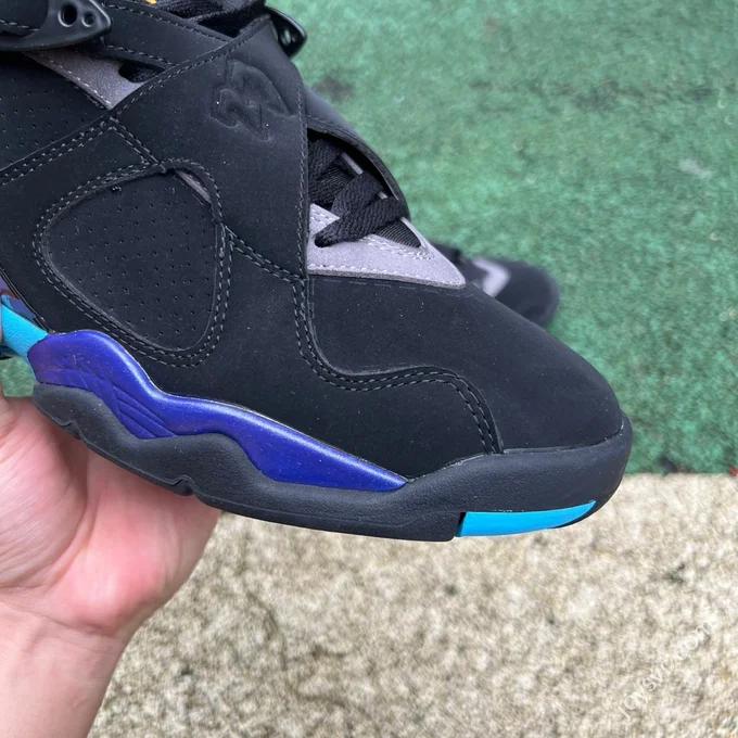 Pure Original AJ8 Black Purple 