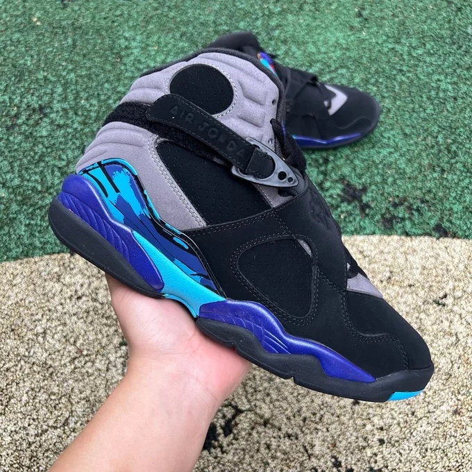 Pure Original AJ8 Black Purple 