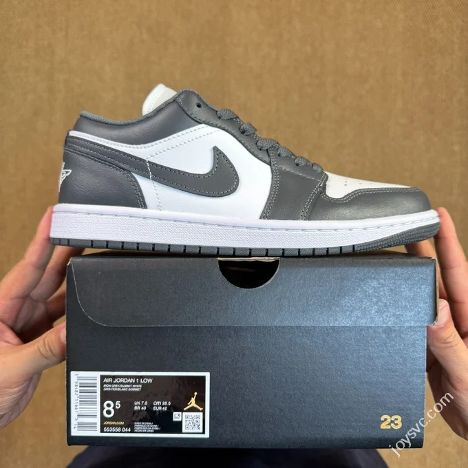 DT Pure Original AJ1 Low Top Grey White 553558-044