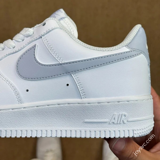 3A Pure Original Air Force 1 AF1 White Light Purple Hook Sneakers FJ4146-117