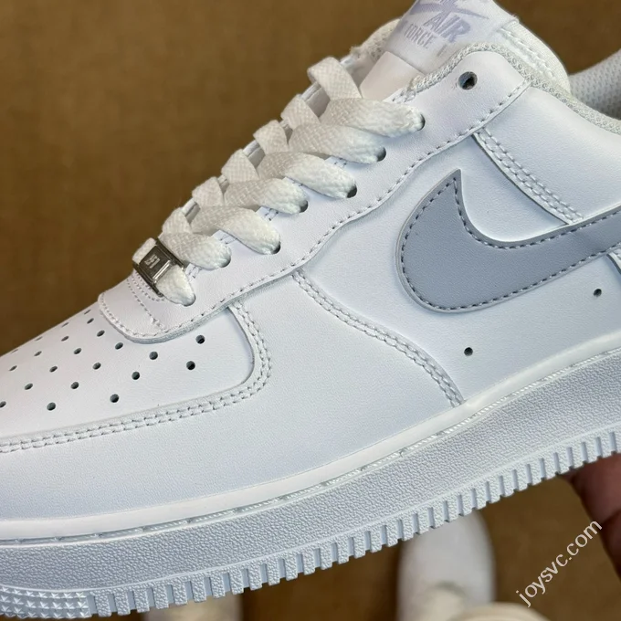 3A Pure Original Air Force 1 AF1 White Light Purple Hook Sneakers FJ4146-117