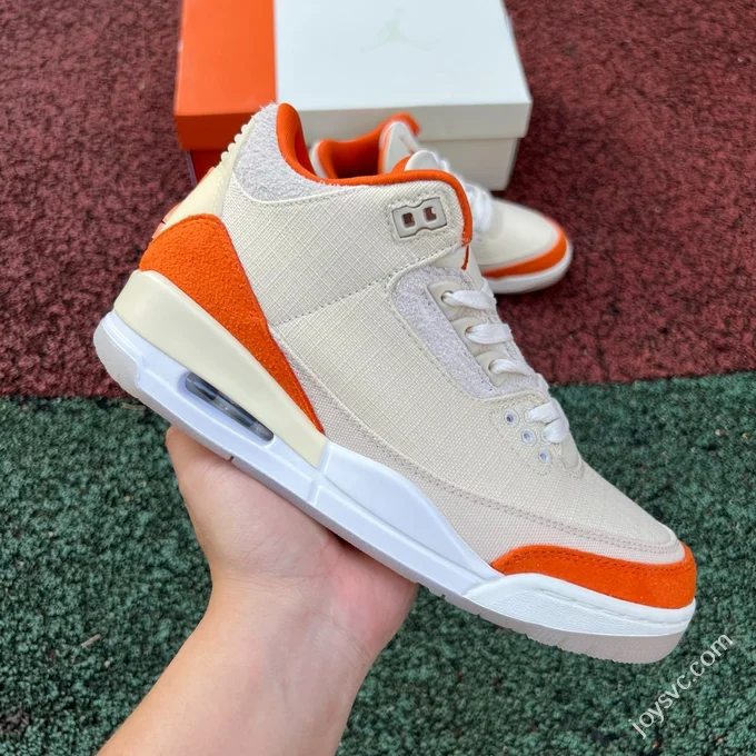 AJ3 Beige Orange WMNS 