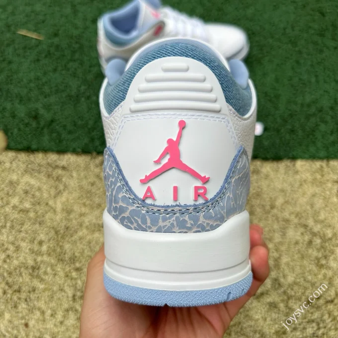 AJ3 White Blue Pink 