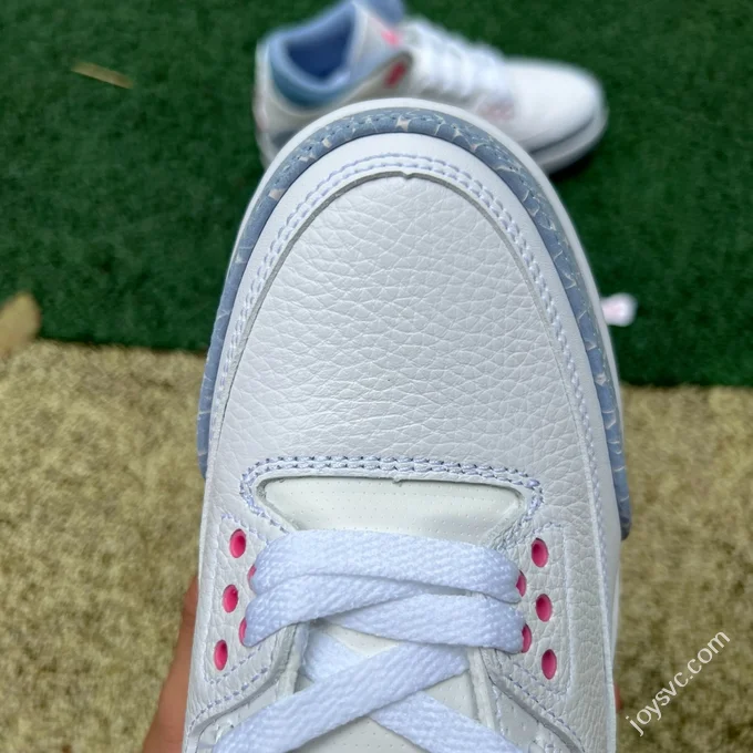 AJ3 White Blue Pink 