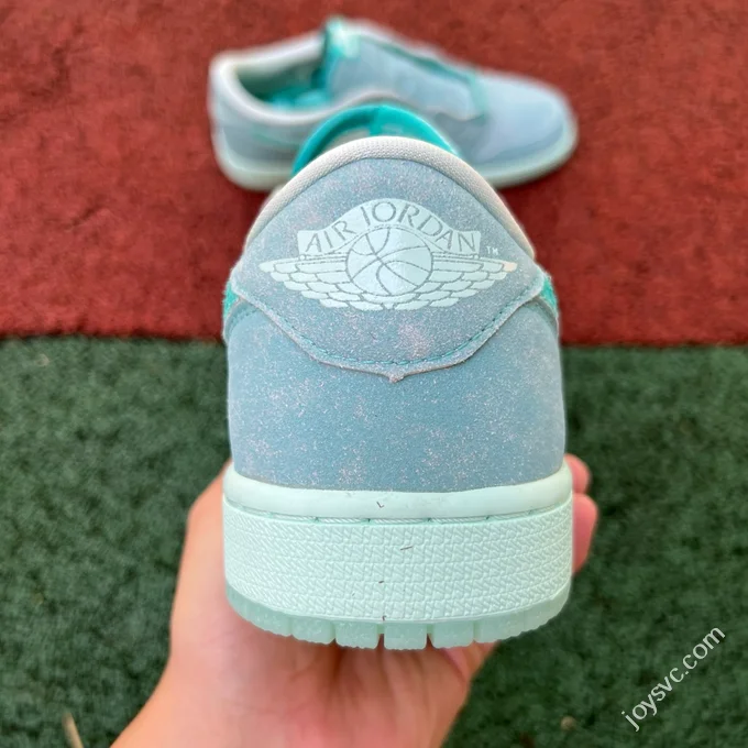 AJ1 Low Lagoon Green Retro Basketball Shoes HQ8111-300