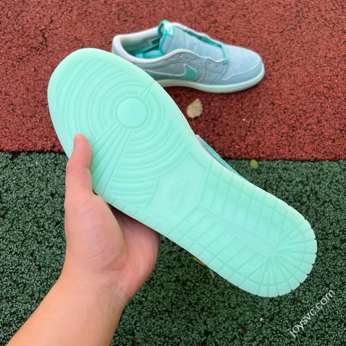 AJ1 Low Lagoon Green Retro Basketball Shoes HQ8111-300