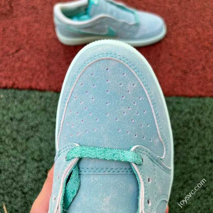 AJ1 Low Lagoon Green Retro Basketball Shoes HQ8111-300