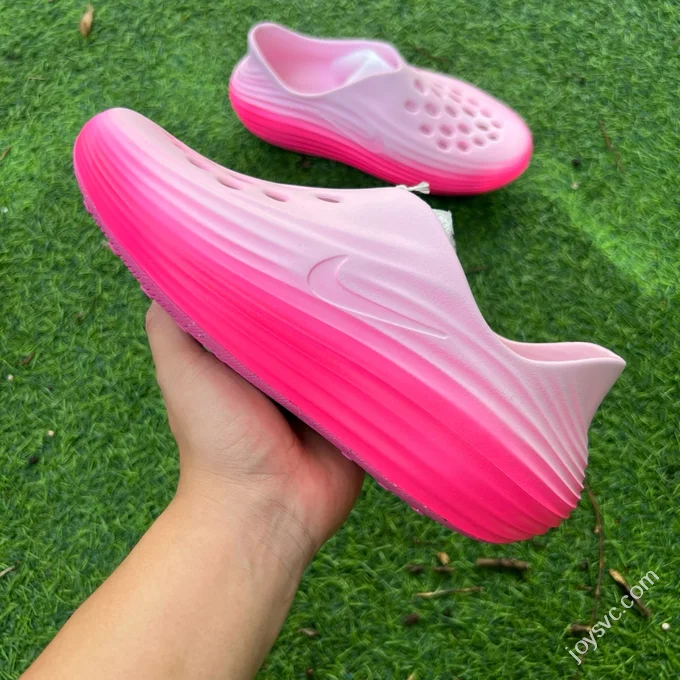LW Pure Original Nike ReactX Rejuven8 White Pink Clogs HV5062-601