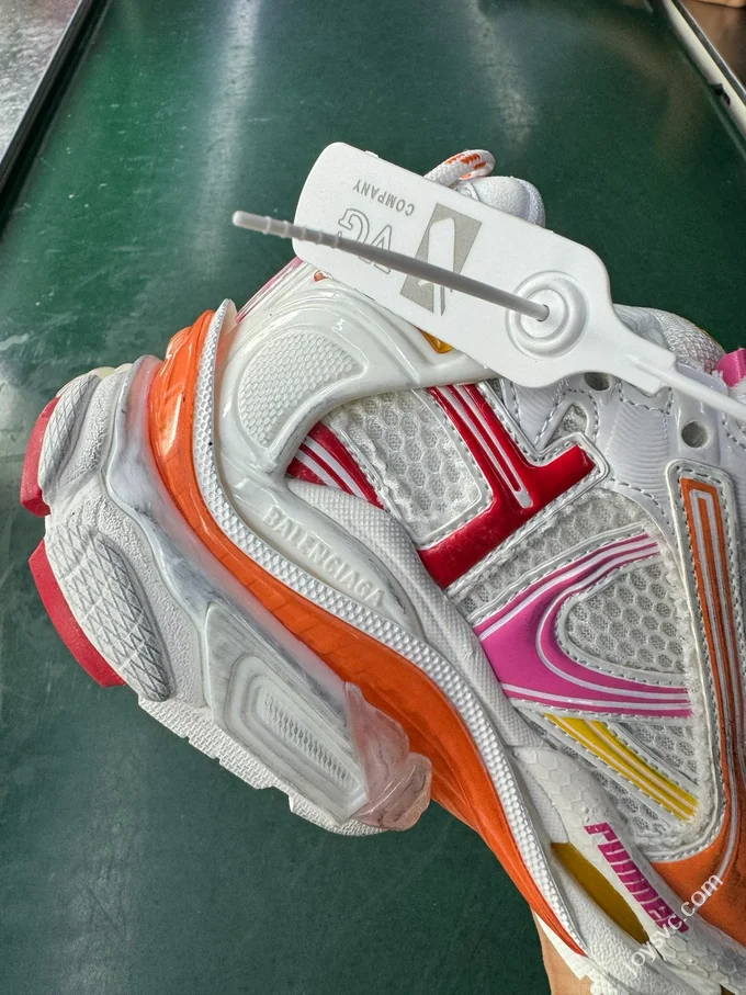 VG Version Balenciaga Runner 2.0 White Orange 772774 W3RMU 9756