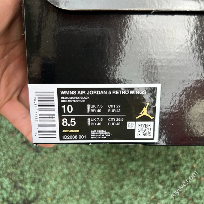 AJ5 Silver Grey Wings IO2038-001