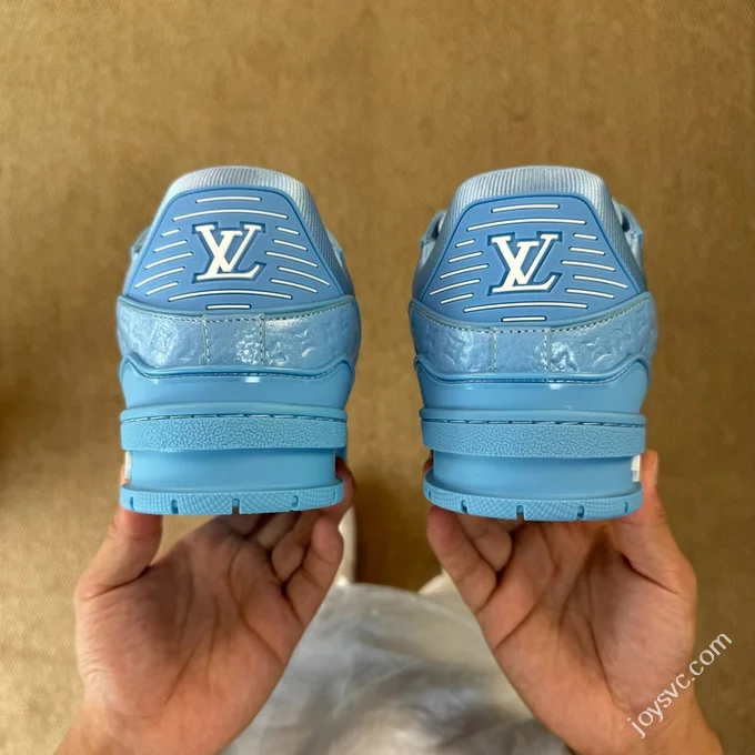 LV Blue Patent Leather Meteor LOUIS VUITTON Trainer
