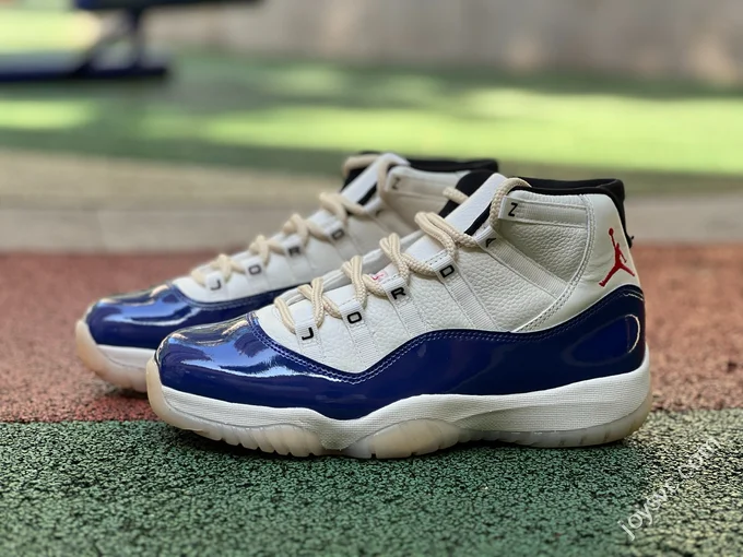 AJ11 White Blue Red Air Jordan 11 