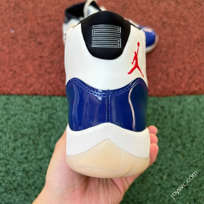AJ11 White Blue Red Air Jordan 11 