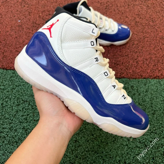 AJ11 White Blue Red Air Jordan 11 