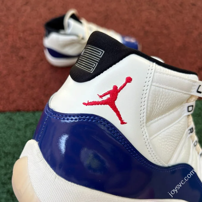 AJ11 White Blue Red Air Jordan 11 