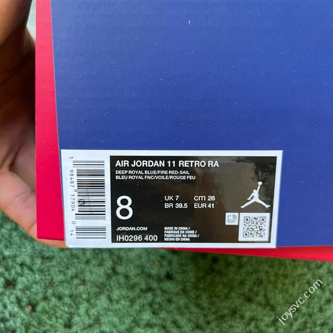 AJ11 White Blue Red Air Jordan 11 