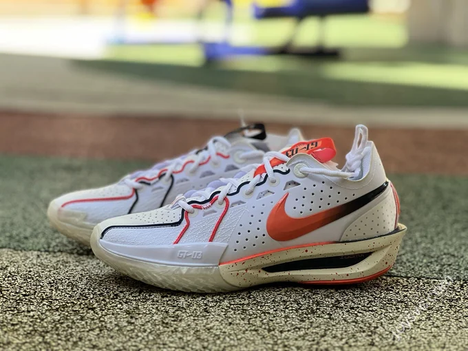 Pure Original GT3 White Orange Nike Air ZoomX G.T. Cut 3 Basketball Shoes IB8870-191