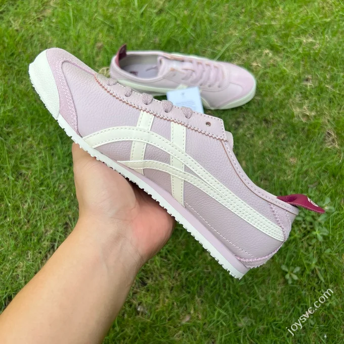 Y Pure Original Onitsuka Tiger Mexico 66 Light Purple Leather