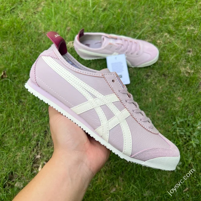 Y Pure Original Onitsuka Tiger Mexico 66 Light Purple Leather