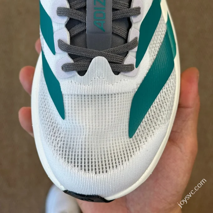 AD Adizero Evo SL Adidas Marathon Running Shoes White Green JS4487