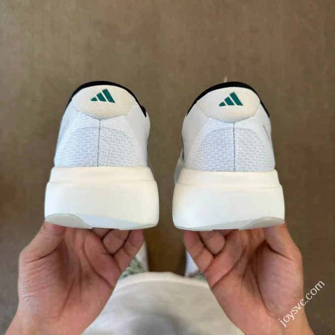 AD Adizero Evo SL Adidas Marathon Running Shoes White Green JS4487