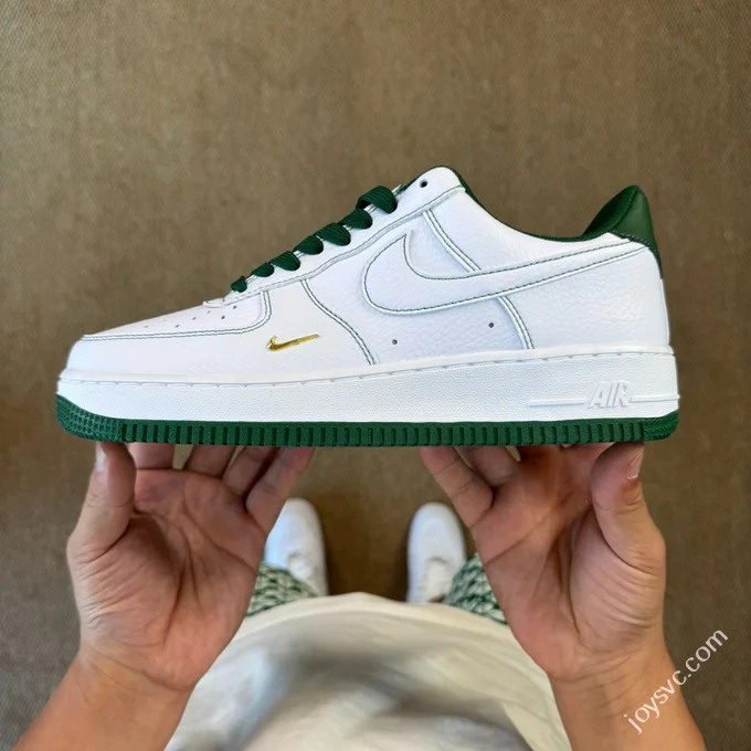 3A Pure Original Air Force 1 AF1 Small Hook White Green Sneakers IB6543-102