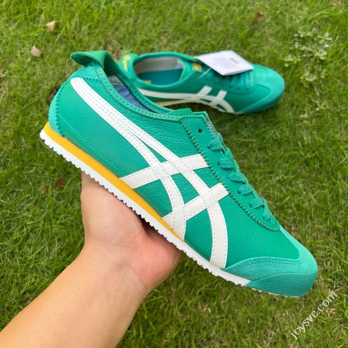 Y Pure Original Onitsuka Tiger Mexico 66 Green Leather