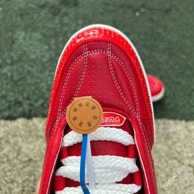 LOUIS VUITTON Skate LV Sneakers White Red