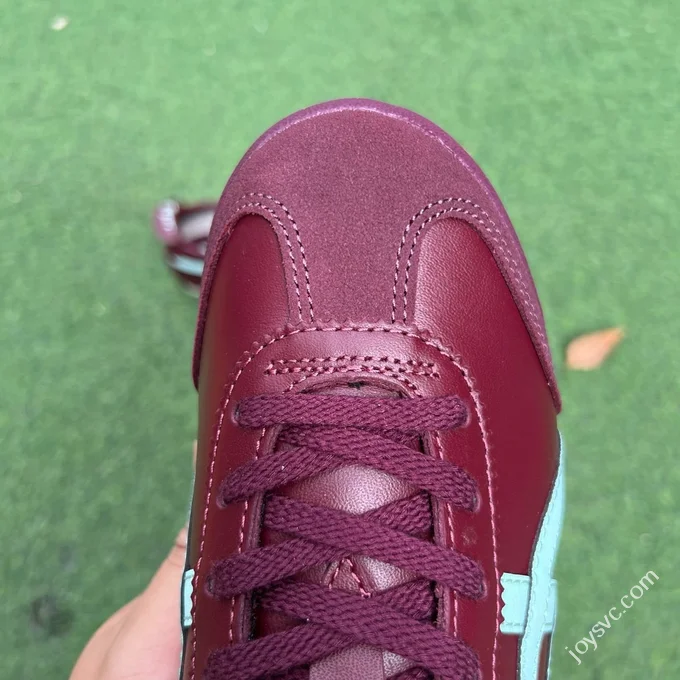 Y Pure Original Onitsuka Tiger Mexico 66 Burgundy Blue Leather