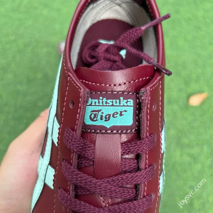 Y Pure Original Onitsuka Tiger Mexico 66 Burgundy Blue Leather