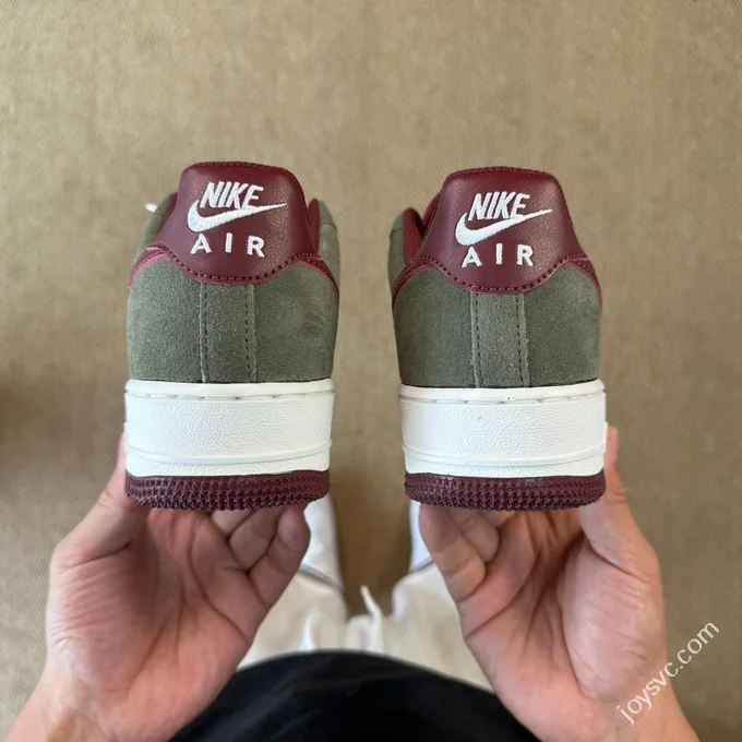 3A Pure Original Air Force 1 AF1 Suede Brown White Sneakers FQ8714-302