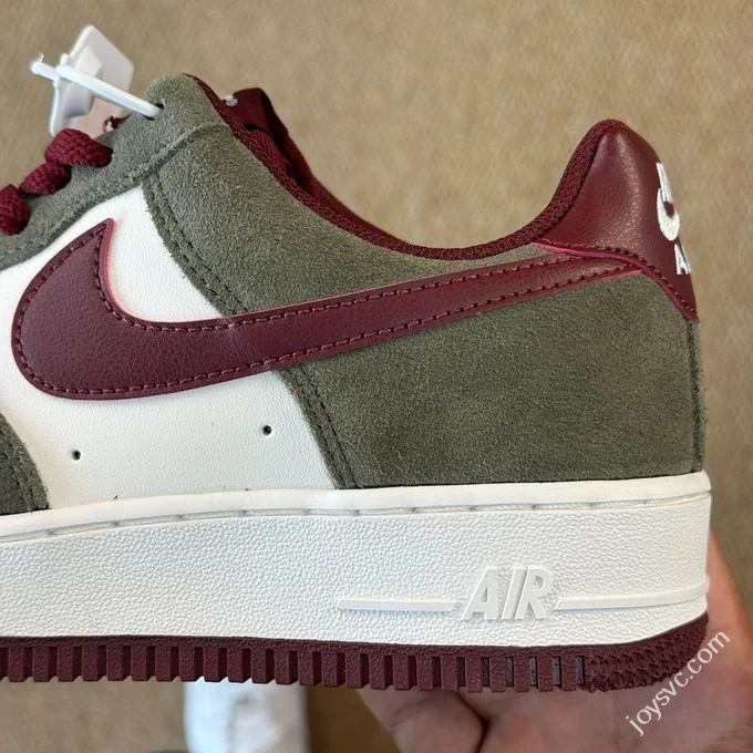 3A Pure Original Air Force 1 AF1 Suede Brown White Sneakers FQ8714-302