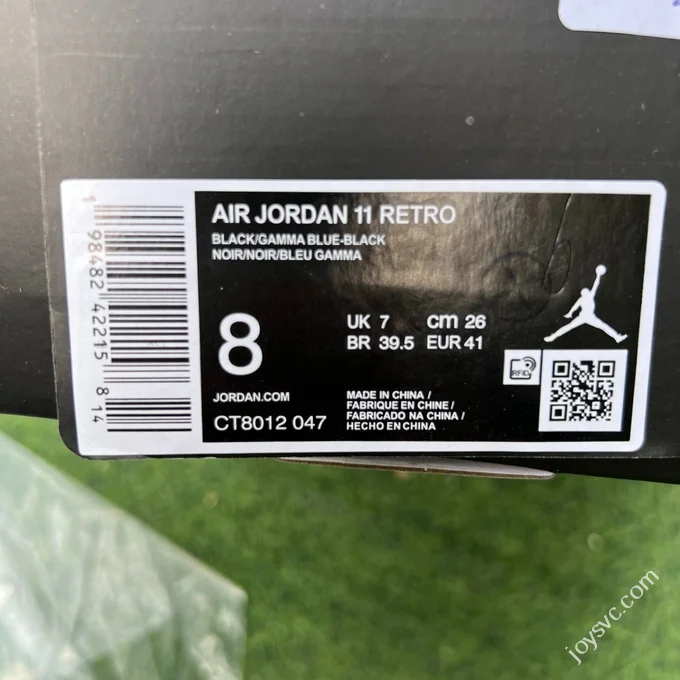 AJ11 Gamma Blue High Top Air Jordan 11 CT8012-047